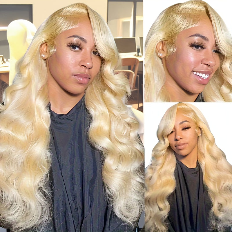 Blonde Human Hair Body Wave HD Lace Wig