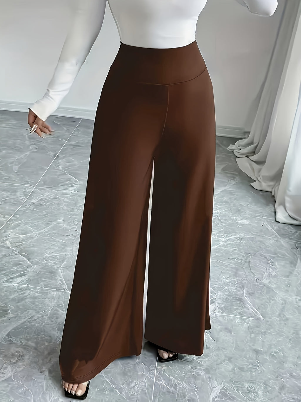 Elegant Wide-Leg Trousers