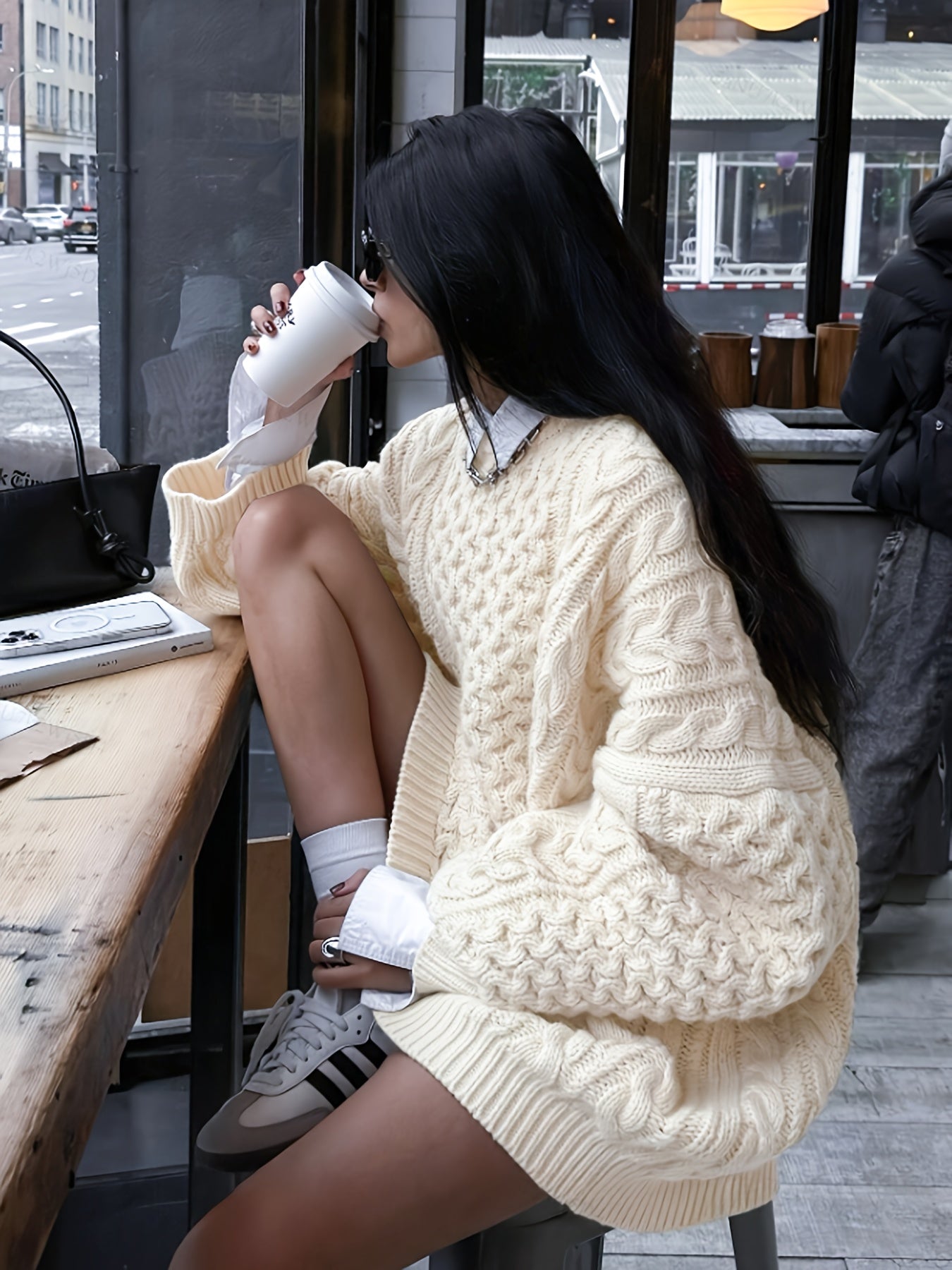Cable- Oversized Sweater
