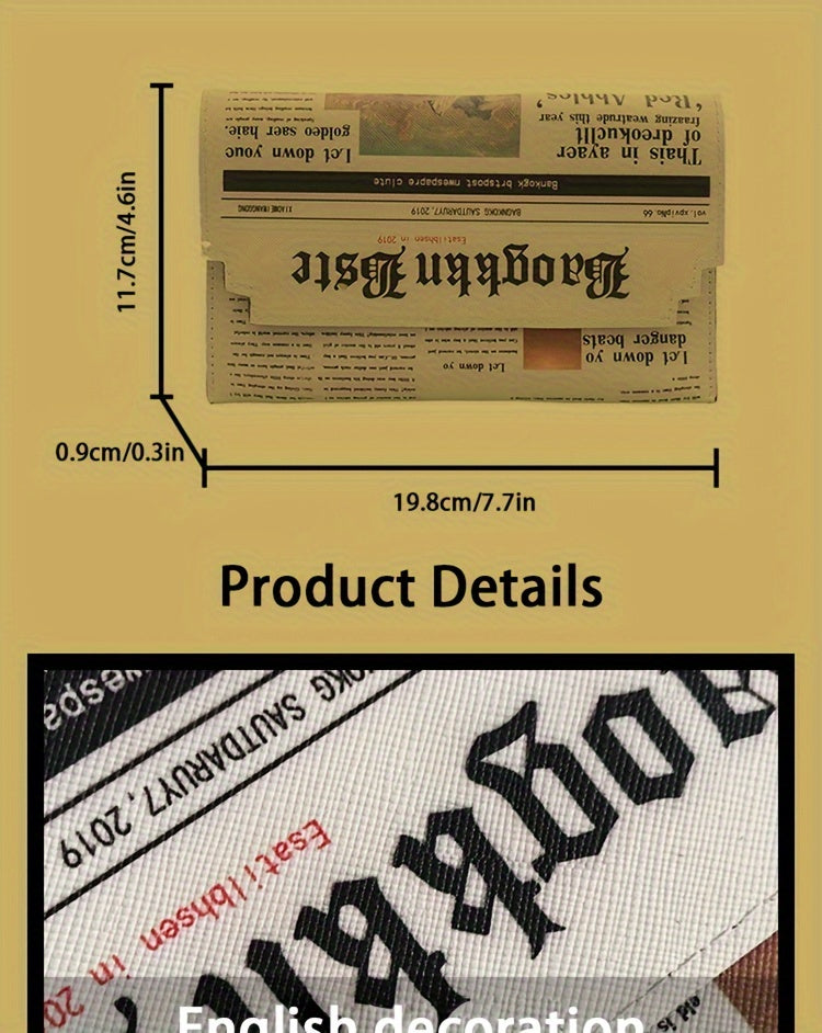 Trendy Chain Crossbody Newspaper Clutch Bag - Women's Envelope Flap Purse For Party Prom