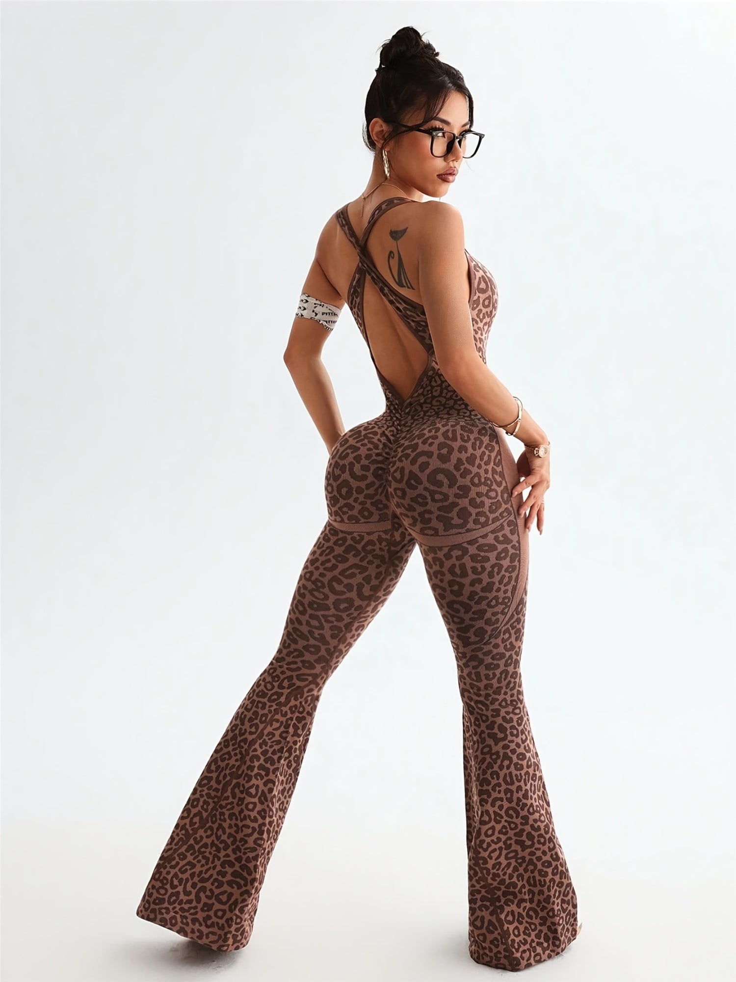 Leopard Print Jumpsuit