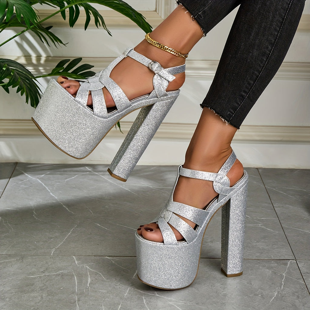 Platform High Heel Sandals