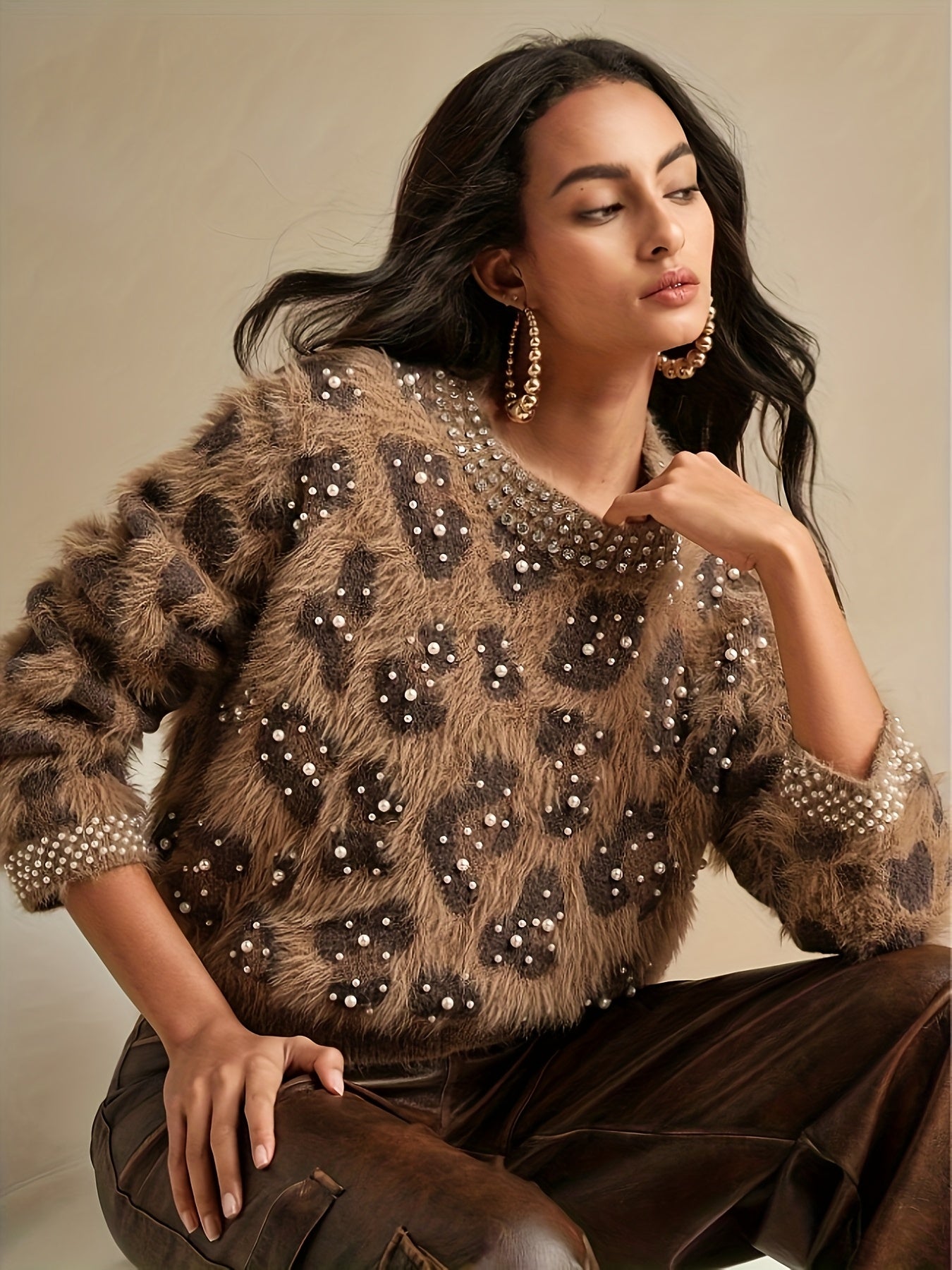 Luxurious Leopard Sweater