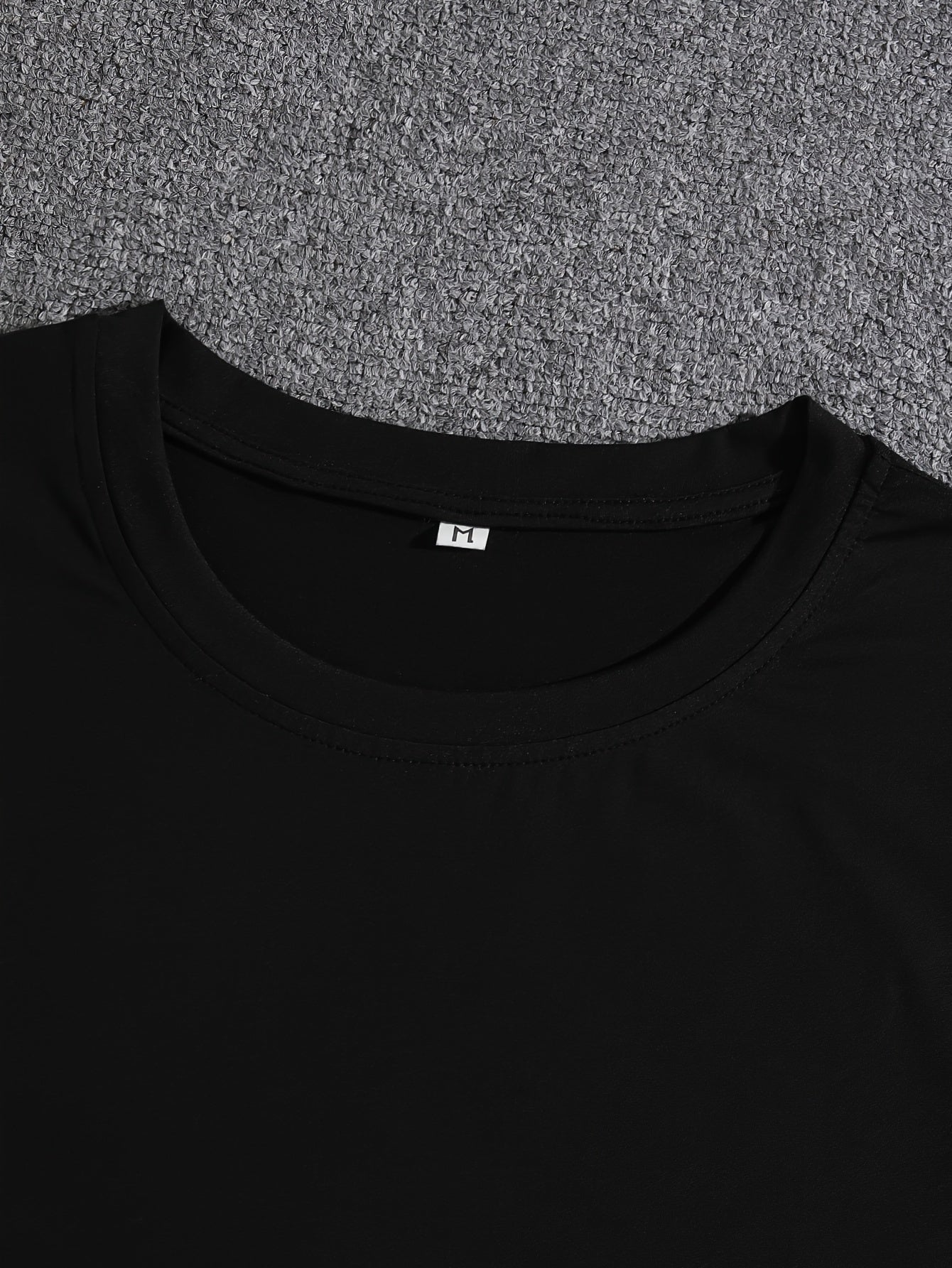 Short-Sleeved T-shirt with English Print