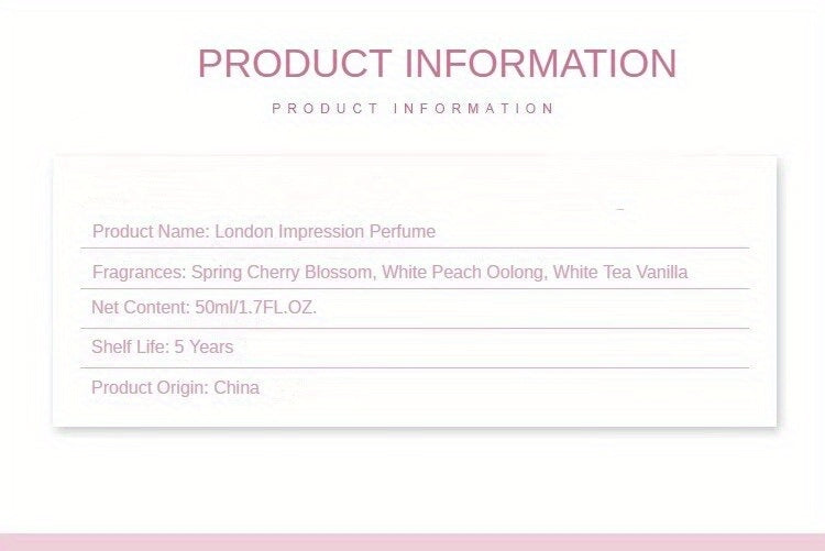 Honey Peach Cherry Blossom Perfume Spray