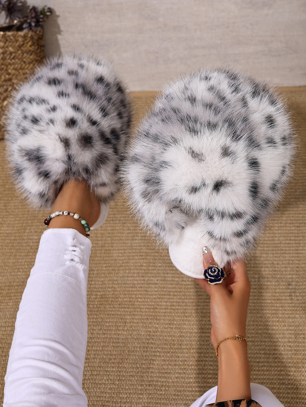 Cozy Leopard Slippers