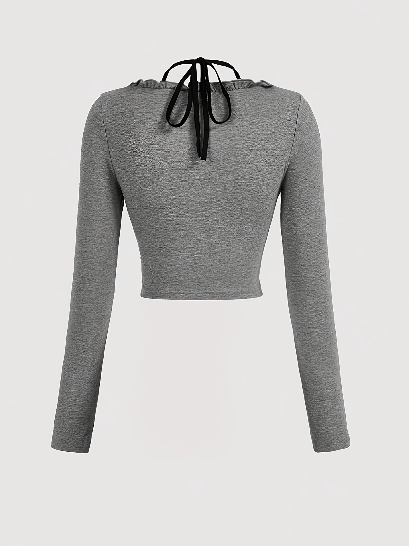 Halter Neck Top with Adjustable Bow Tie Detail