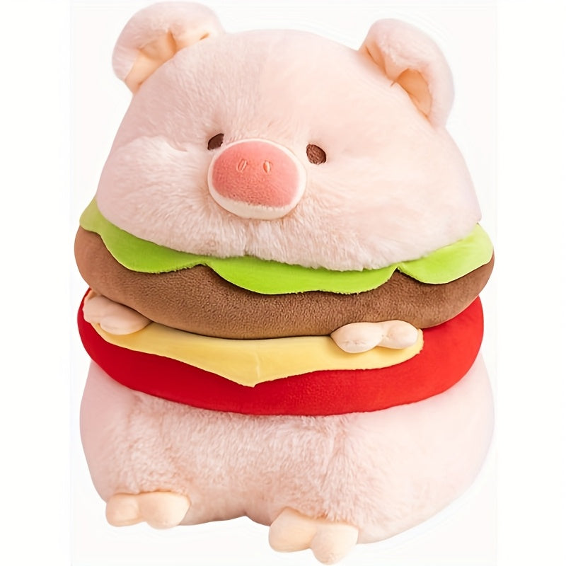 Hamburger & Pig Stuffed Animal