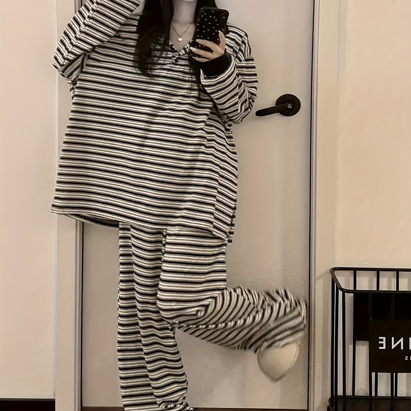 Striped Pajama Set