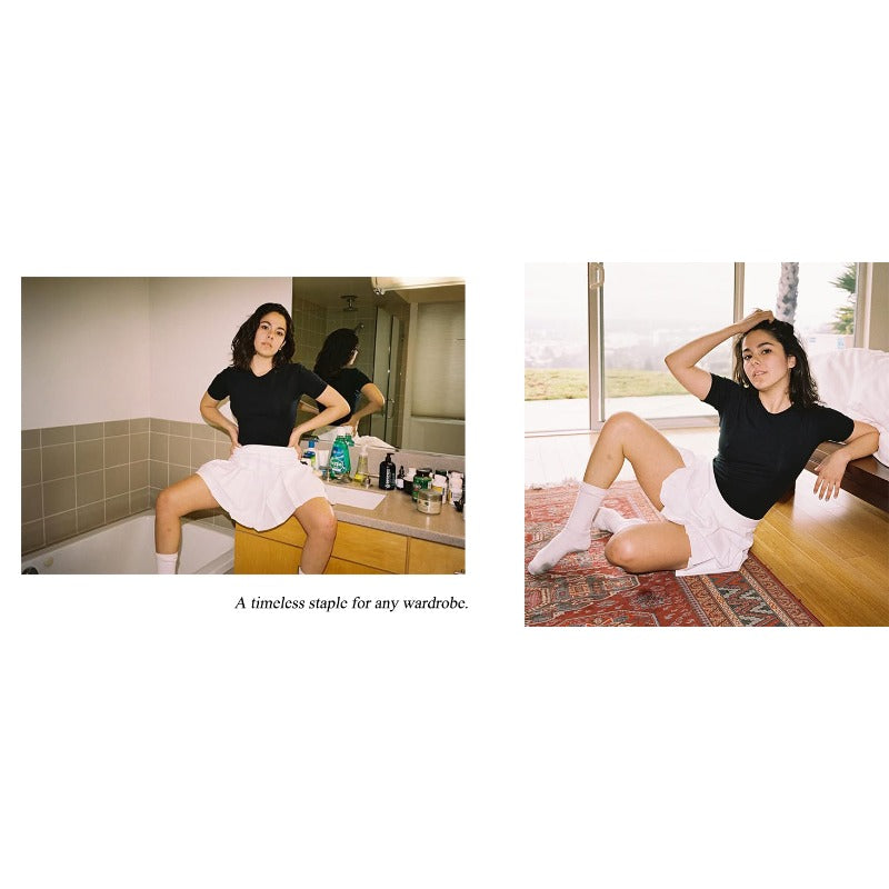 High-Waisted Pleated Tennis Skirt