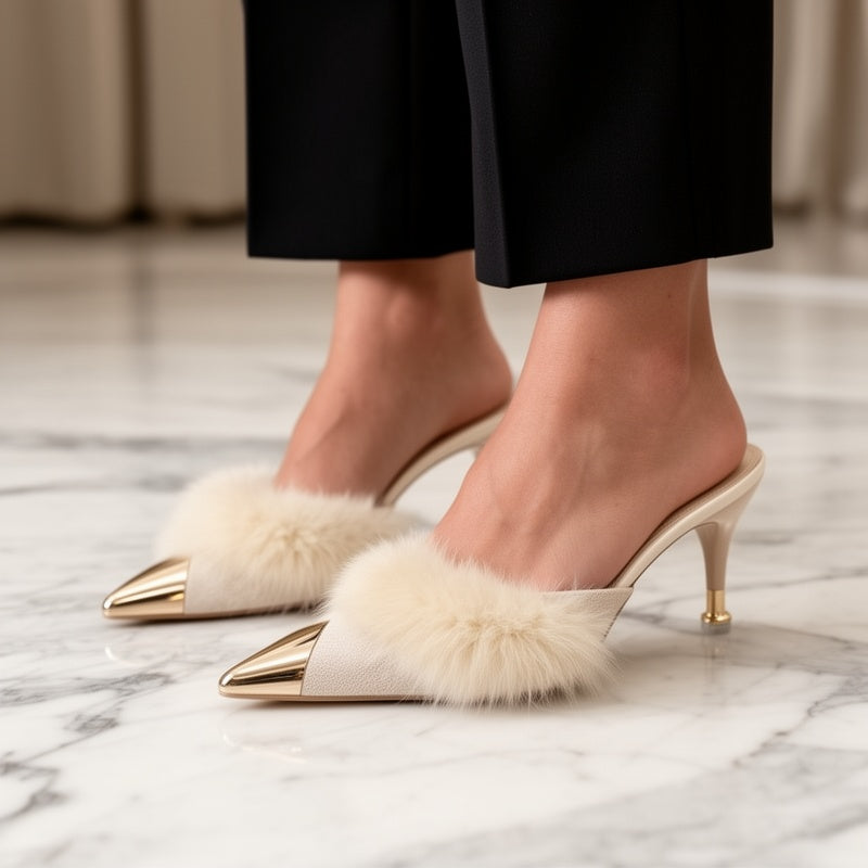 Fairy Style Slip-On Half Slippers