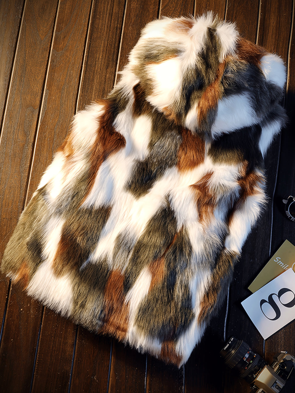 Faux Fur Hooded Vest