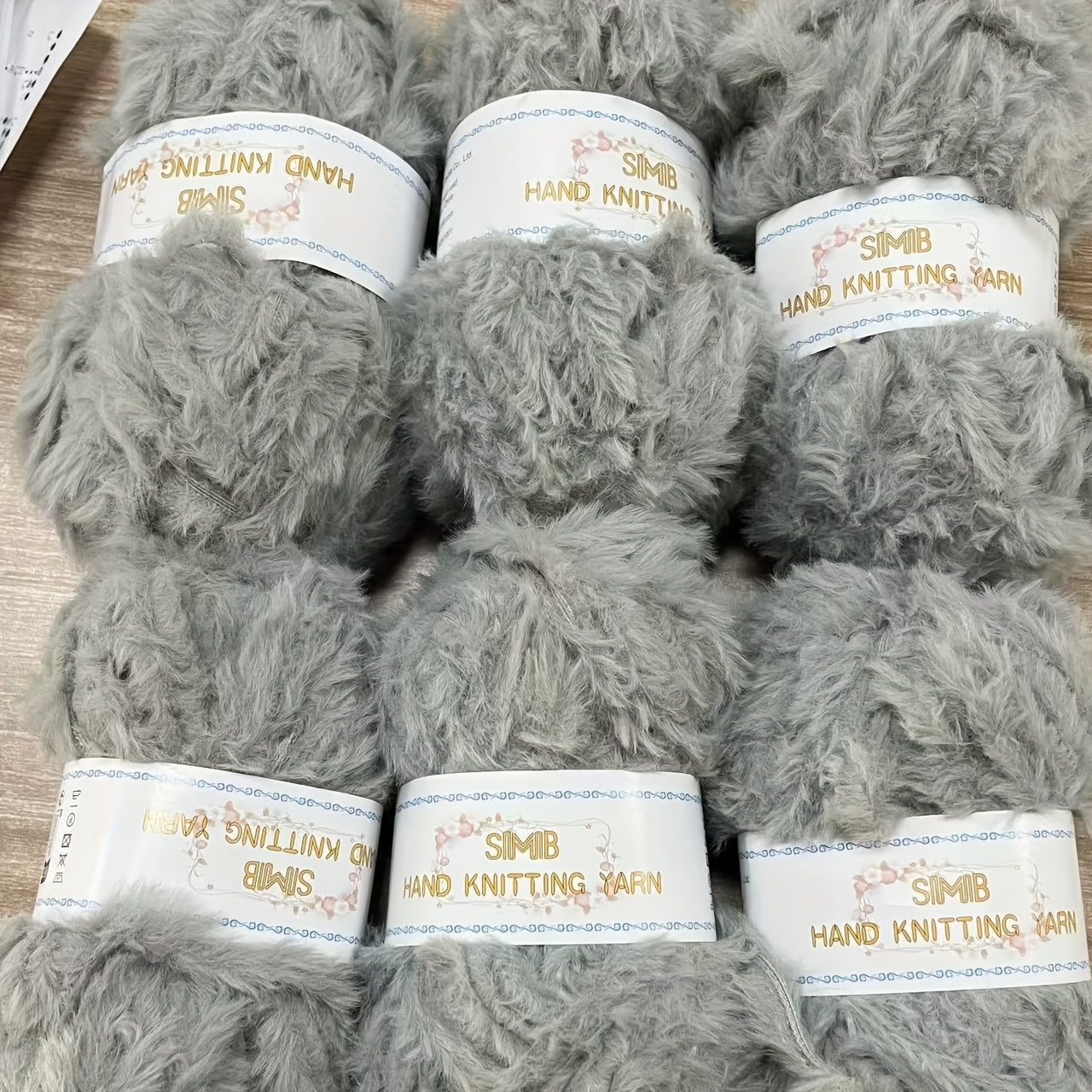 Fake Cozy Mink Fur Recycle Yarn