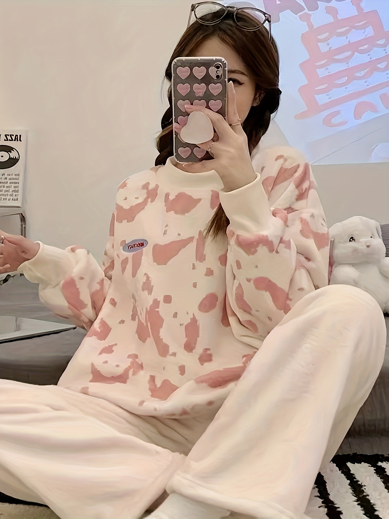 Coral Fleece Pajama Set