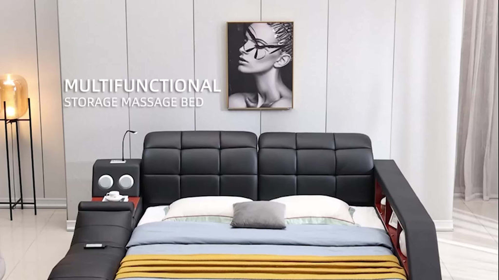 Multifunctional Large Bed Frame