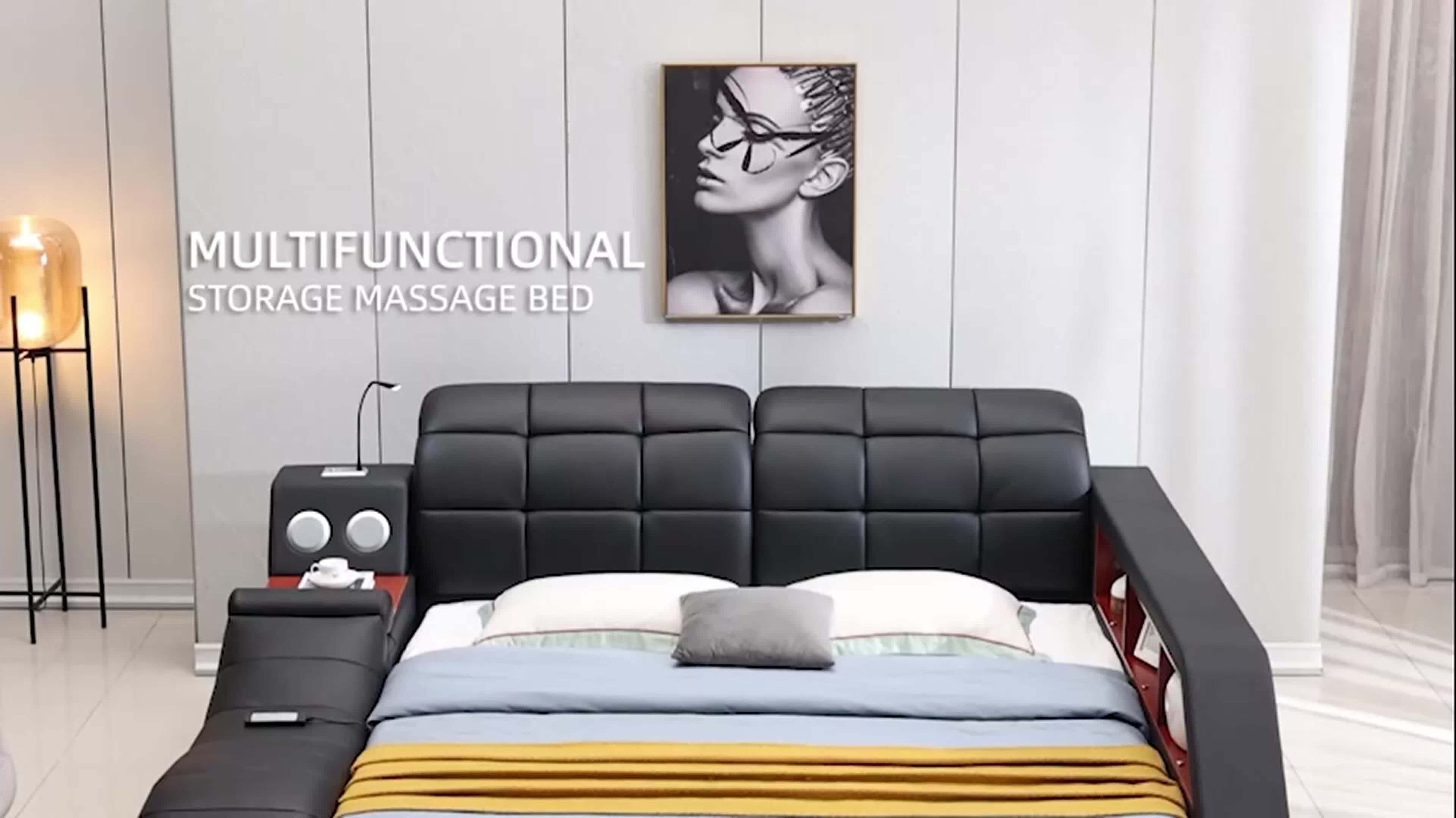 Multifunctional Large Bed Frame