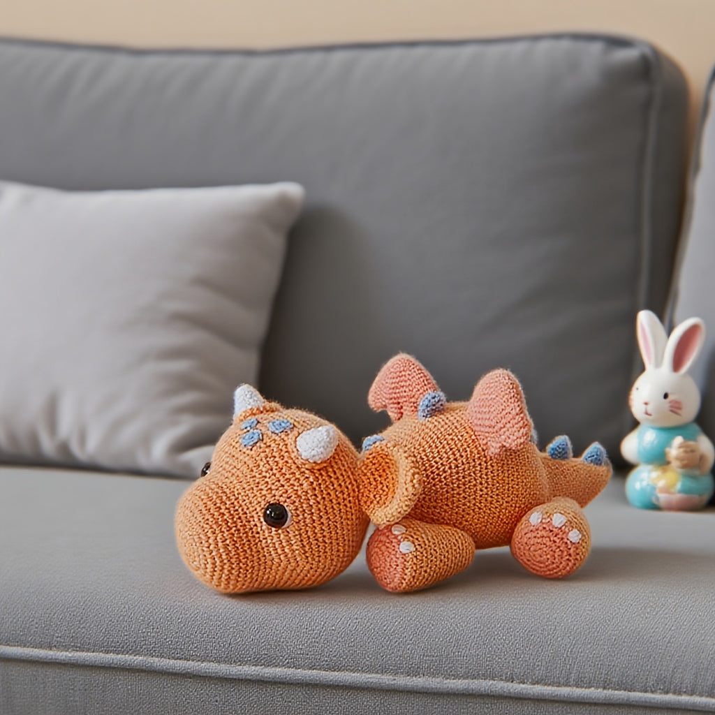 of Flame Mountain Fire Dragon Crochet Material Pack