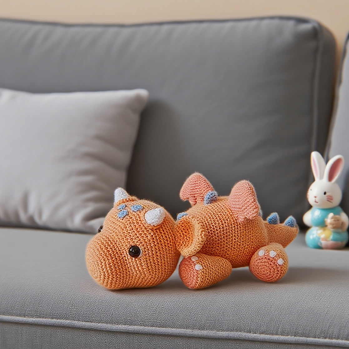 of Flame Mountain Fire Dragon Crochet Material Pack