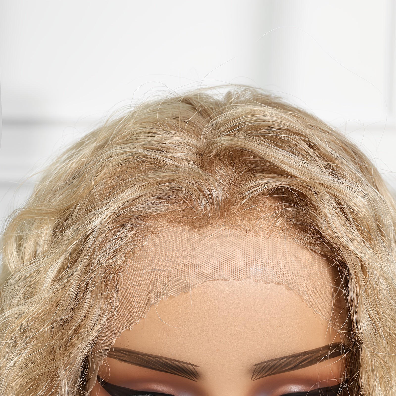 28 Inch Matte High-temperature Silk 13*6 Long Curly Hair Wig