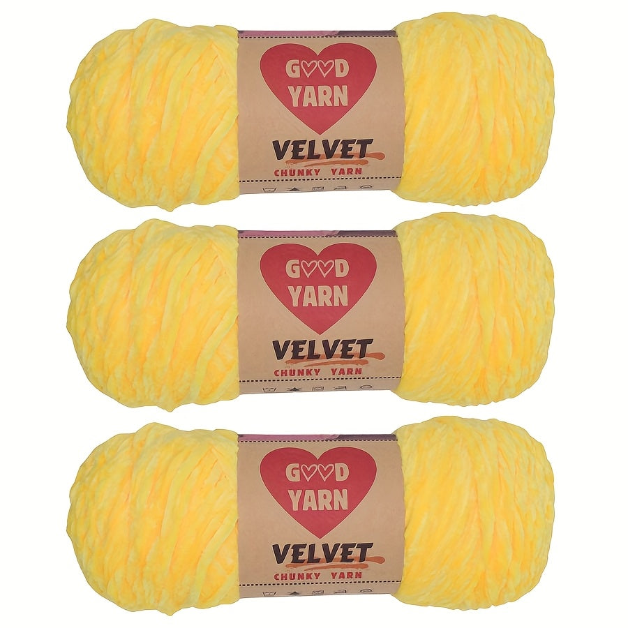 600g Big Chenille Velvet Yarn
