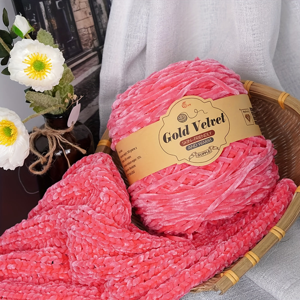 245g Big Ball Velvet Chenille Yarn