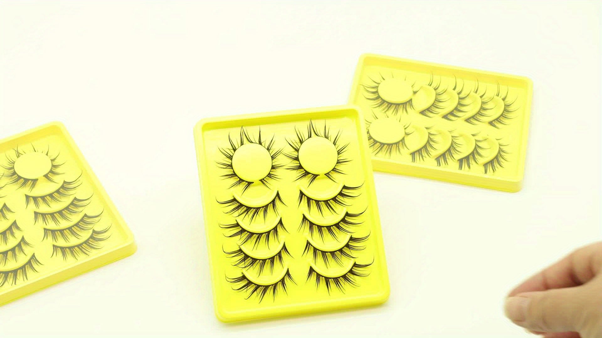 6 Pairs Cartoon Eyelashes