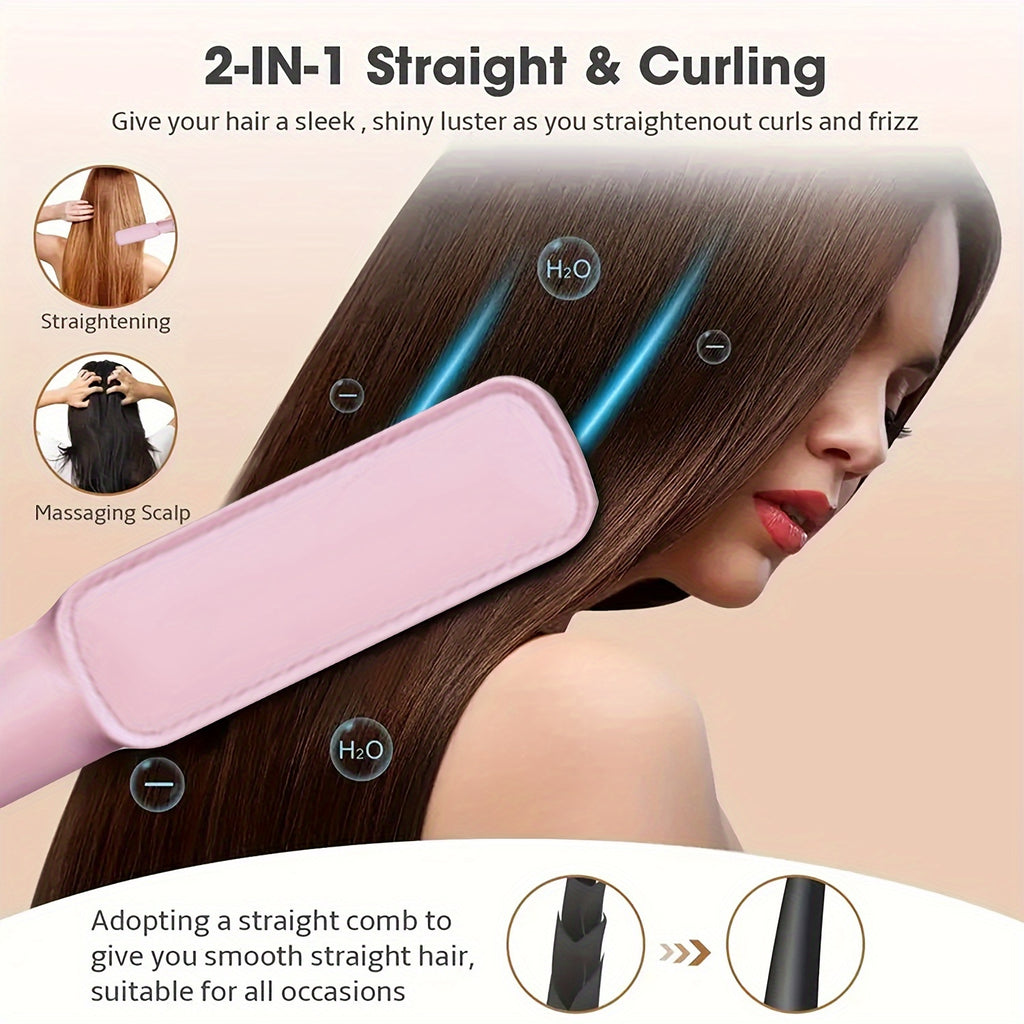3-Minute Fast Straight Hair Comb with Ceramic Heating