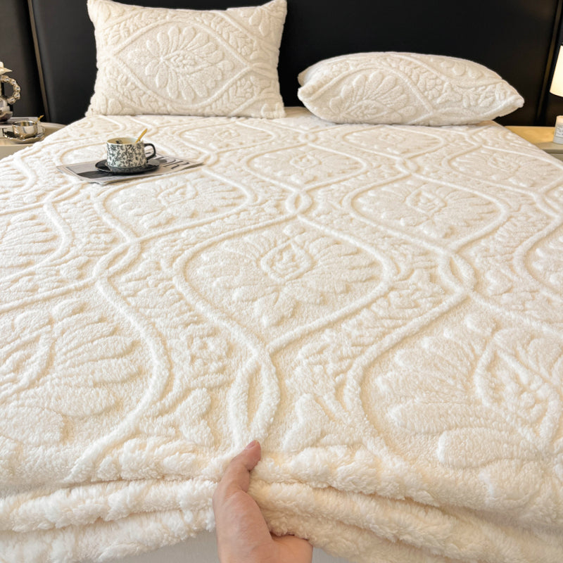 Jacquard Velvet Fitted Sheet