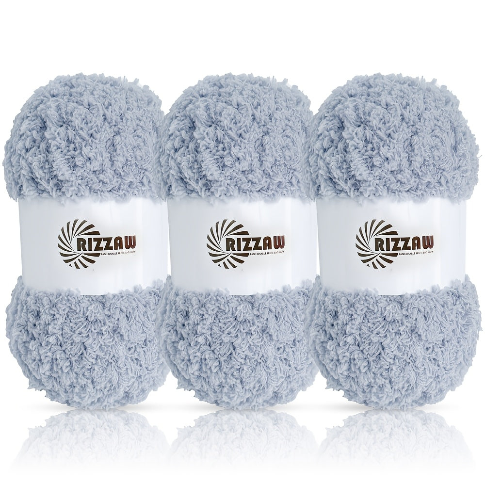 {3-Pack} Coral Fleece Soft Yarn