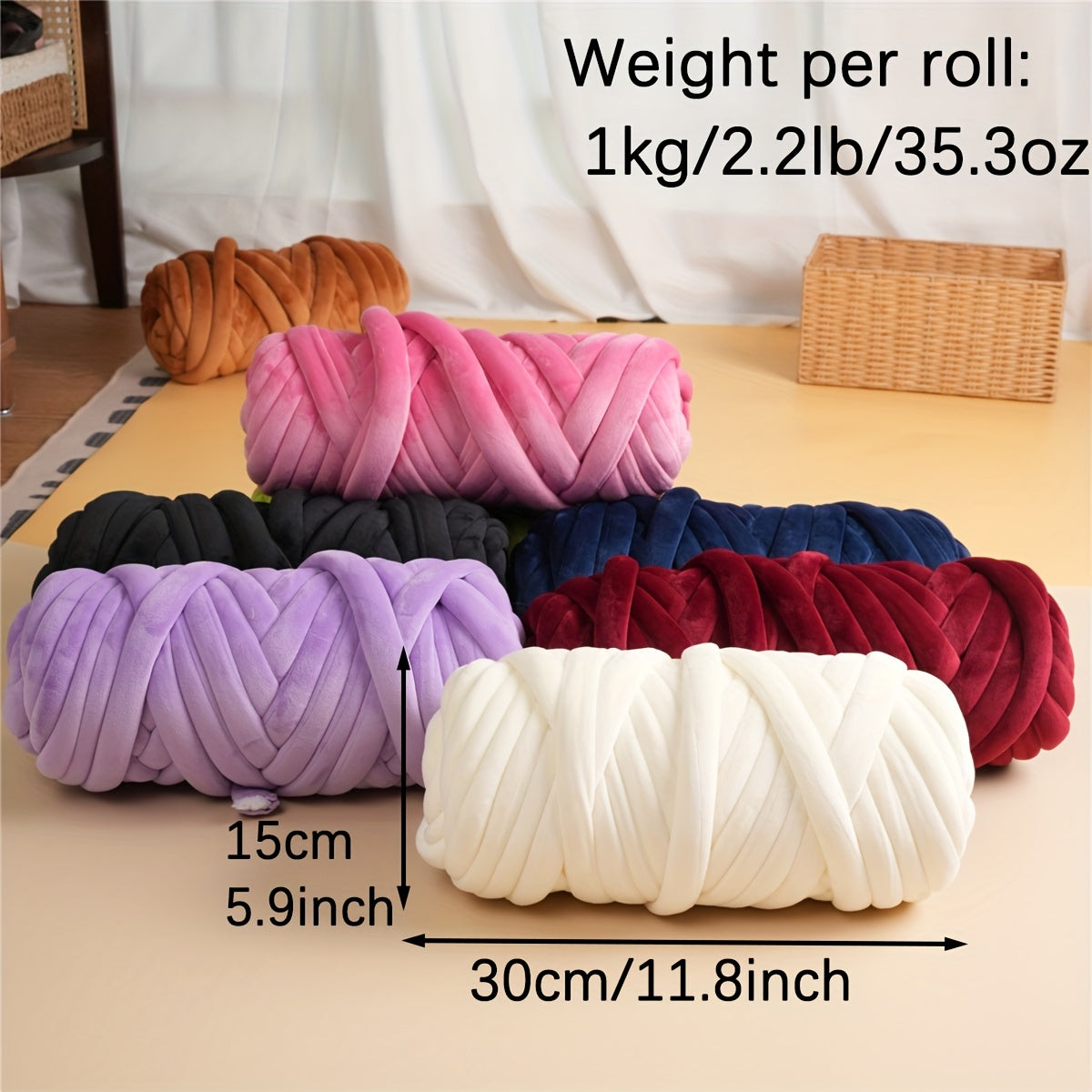 Soft 2.2 Lb (1kg) Roving Yarn