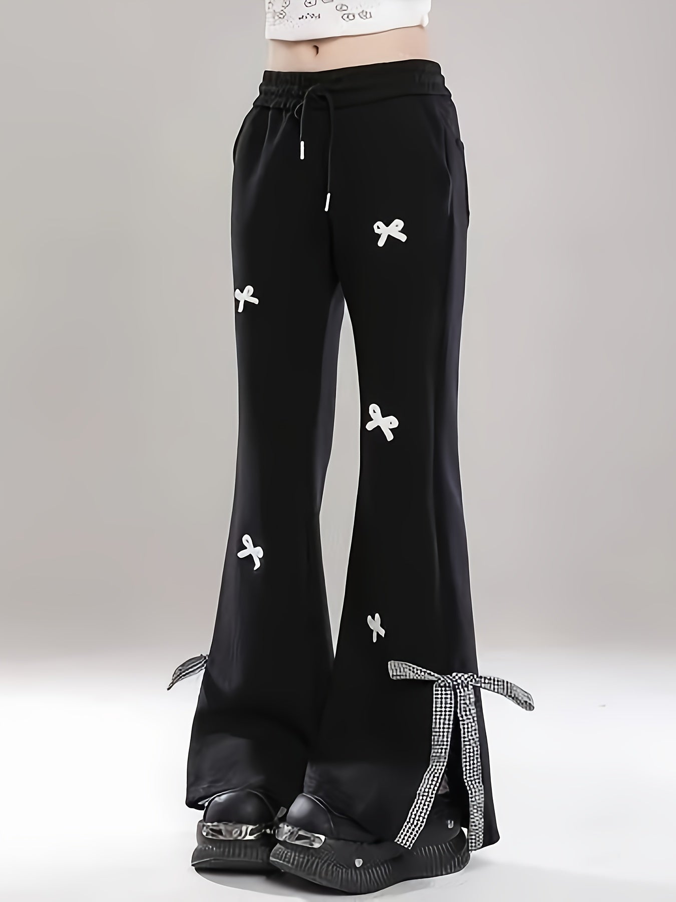 High-Waisted Flared Pants