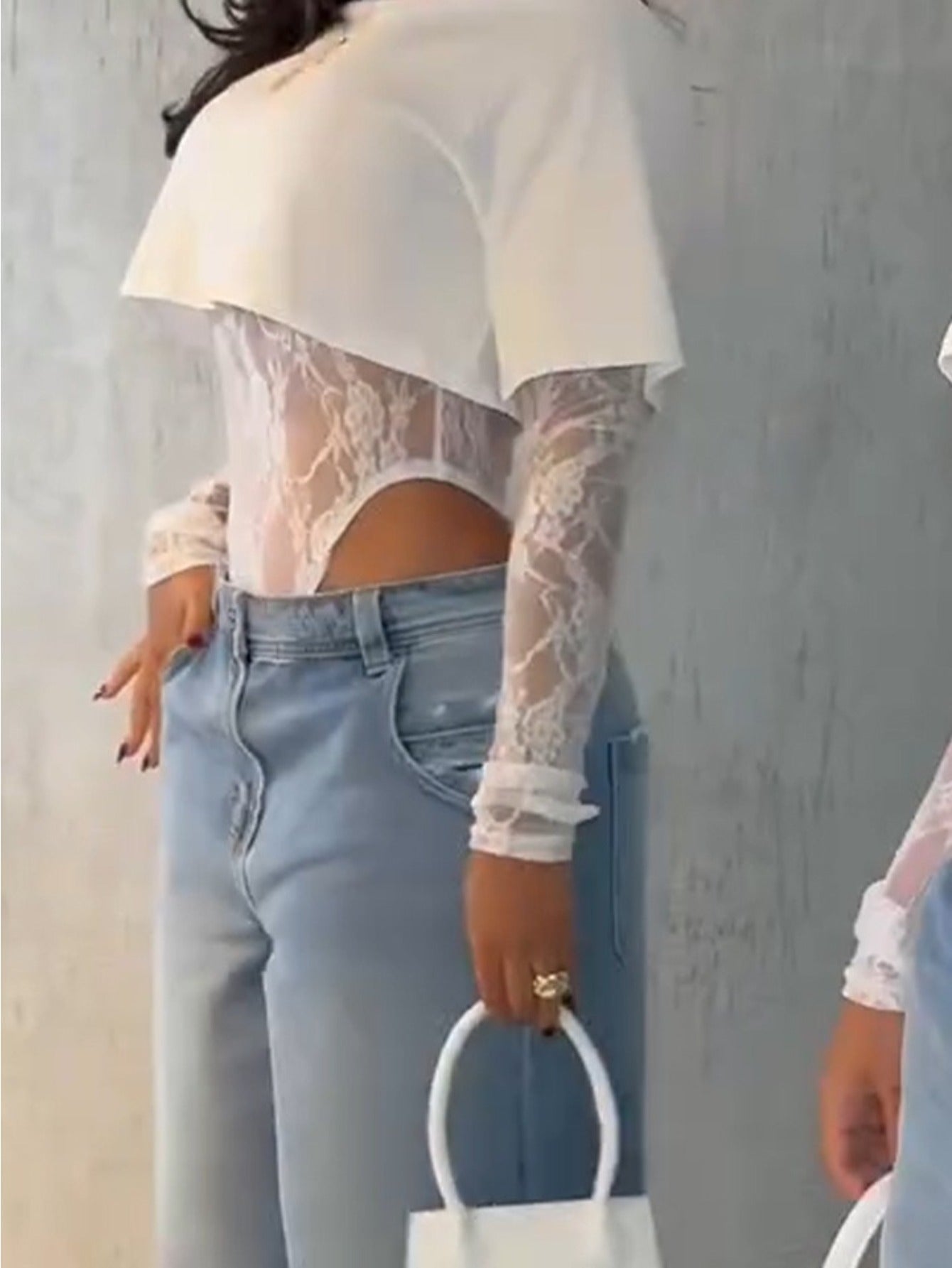 Lace Jumpsuit T-Shirt