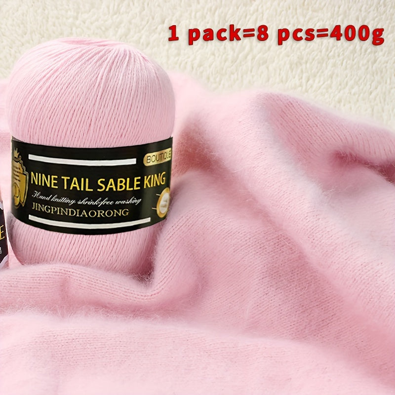 8rolls/pack Wool 10.00%, Cashmere 90.00% Yarn