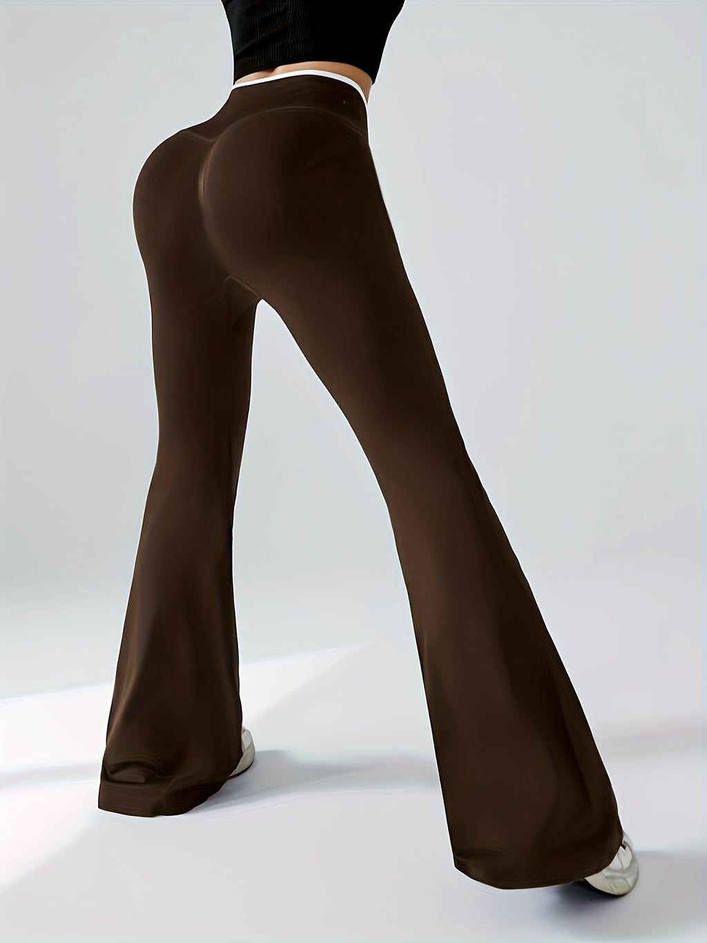 High-Waisted Flared Yoga Pants