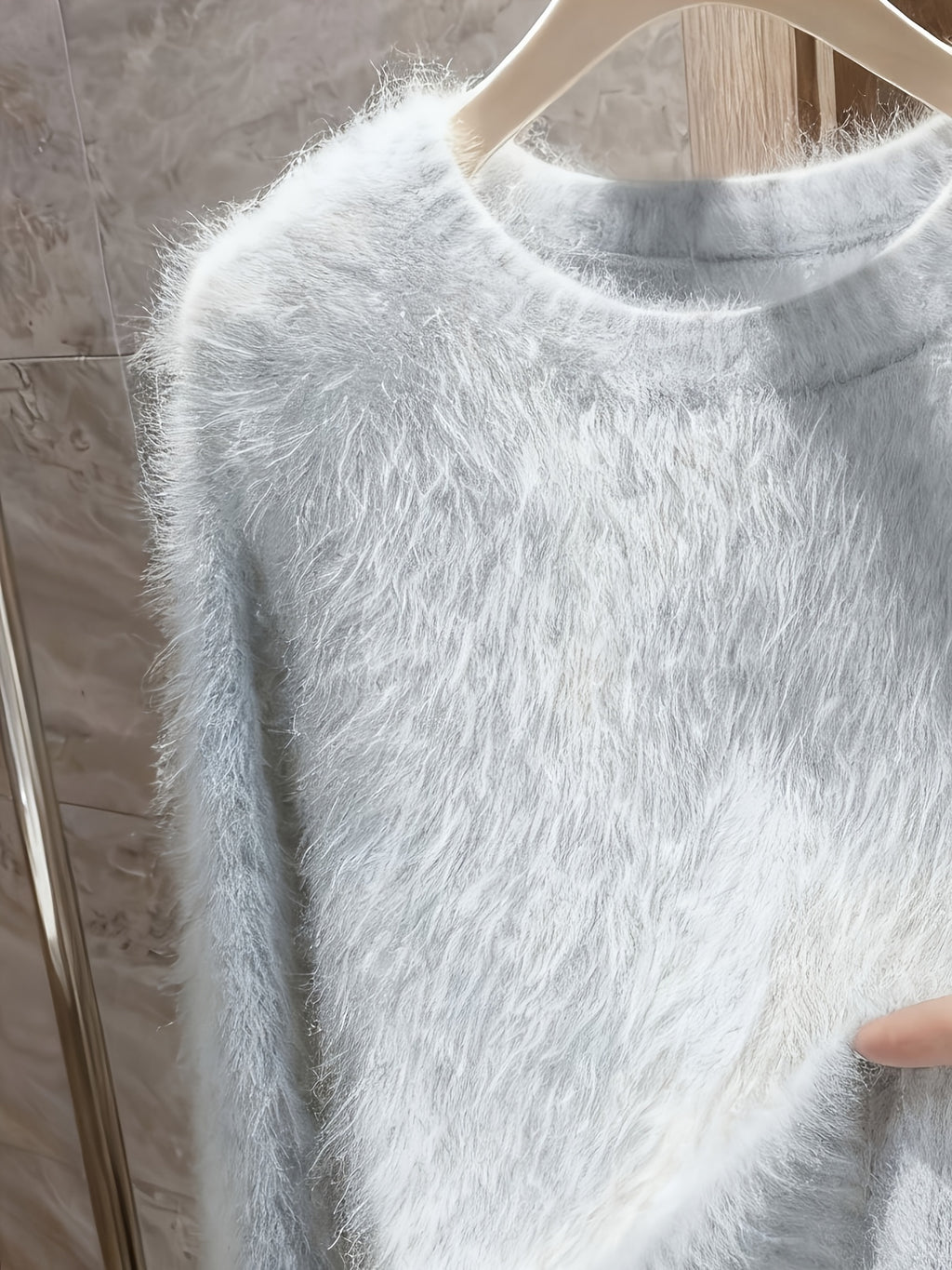 Faux Fur Sweater