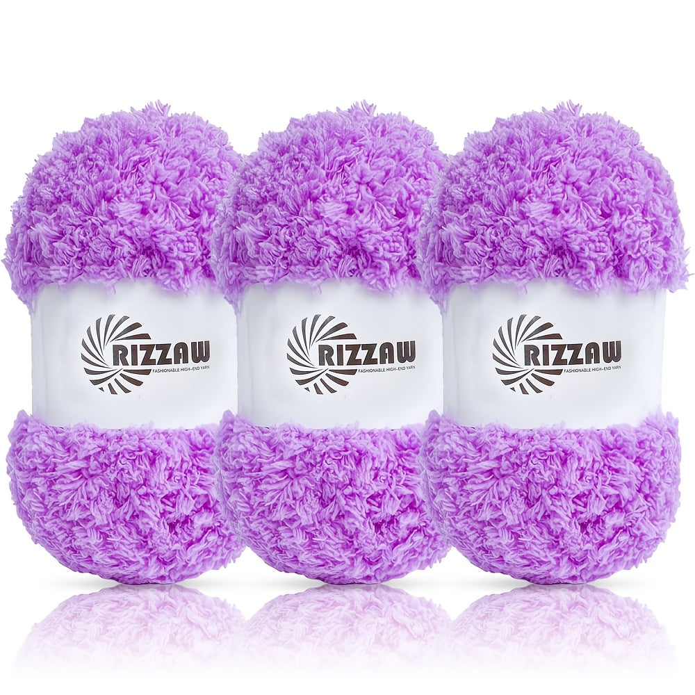 {3-Pack} Coral Fleece Soft Yarn