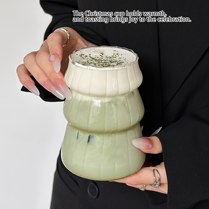 500ml/16.9oz transparent glass coffee cup