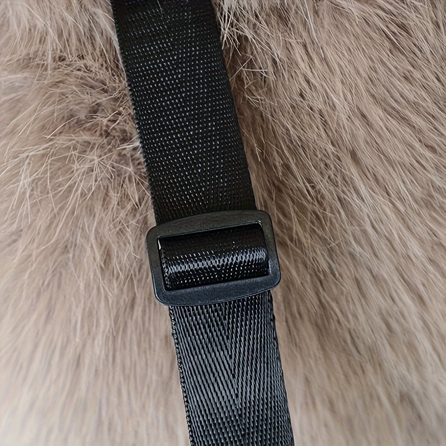 {1pc} Faux Fur Backpack