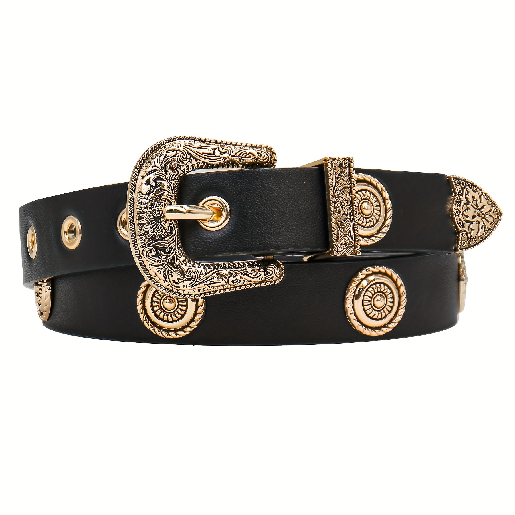 Western Punk Studded Belt