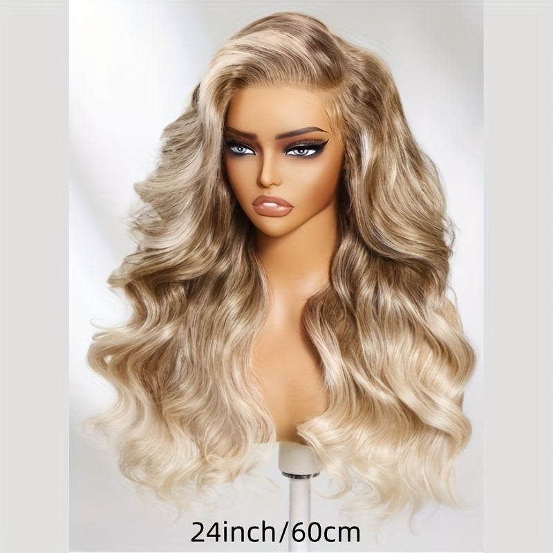 13x4 Sandy Blonde Ombre Loose Body Wave Lace Frontal Wig