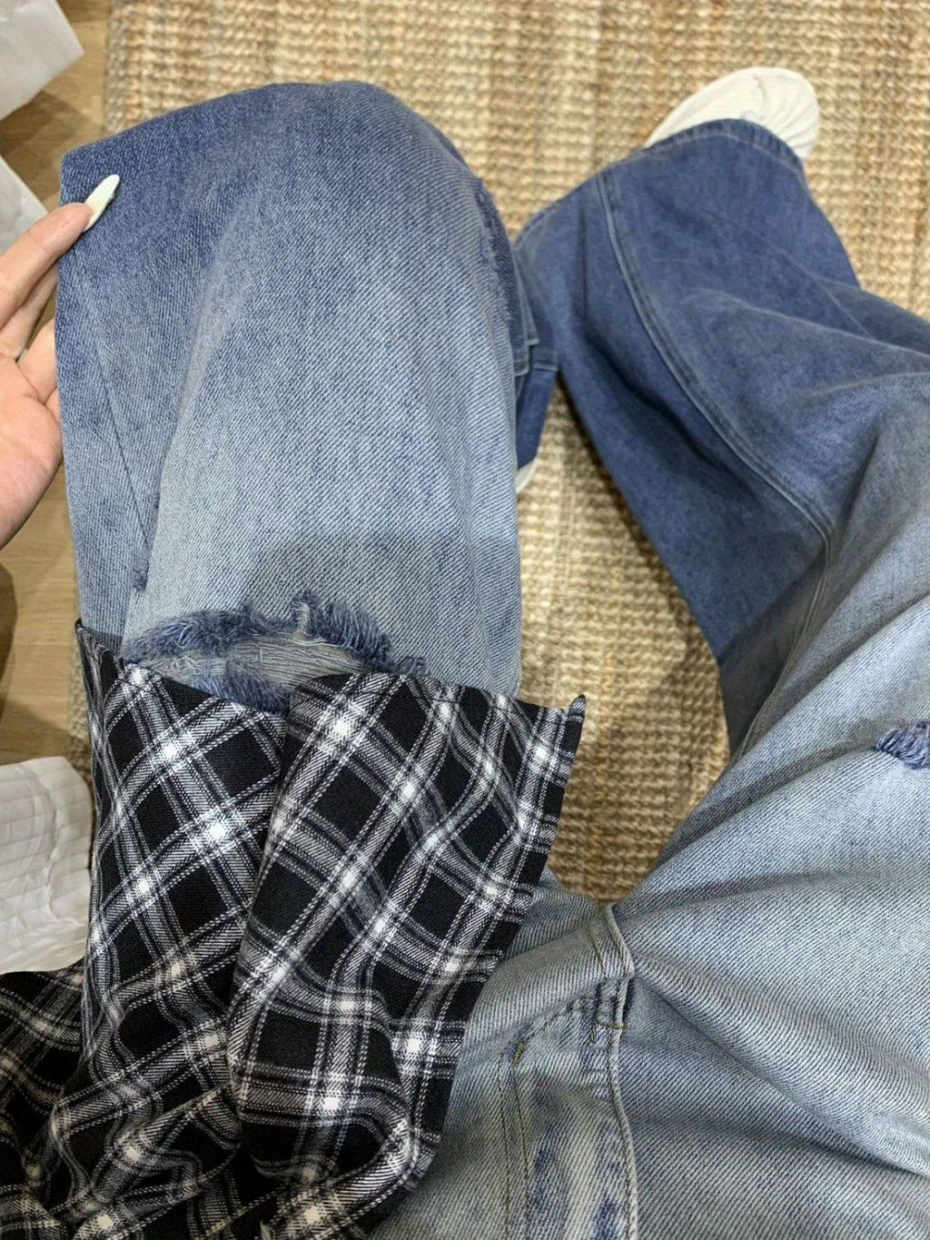 High-Waisted Wide-Leg Jeans