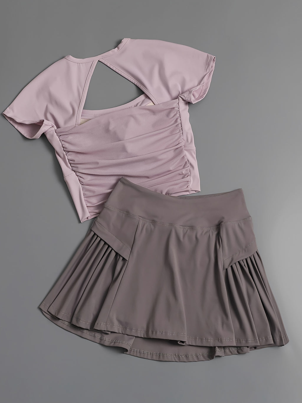 A Stylish Two-Piece Sports Outfit