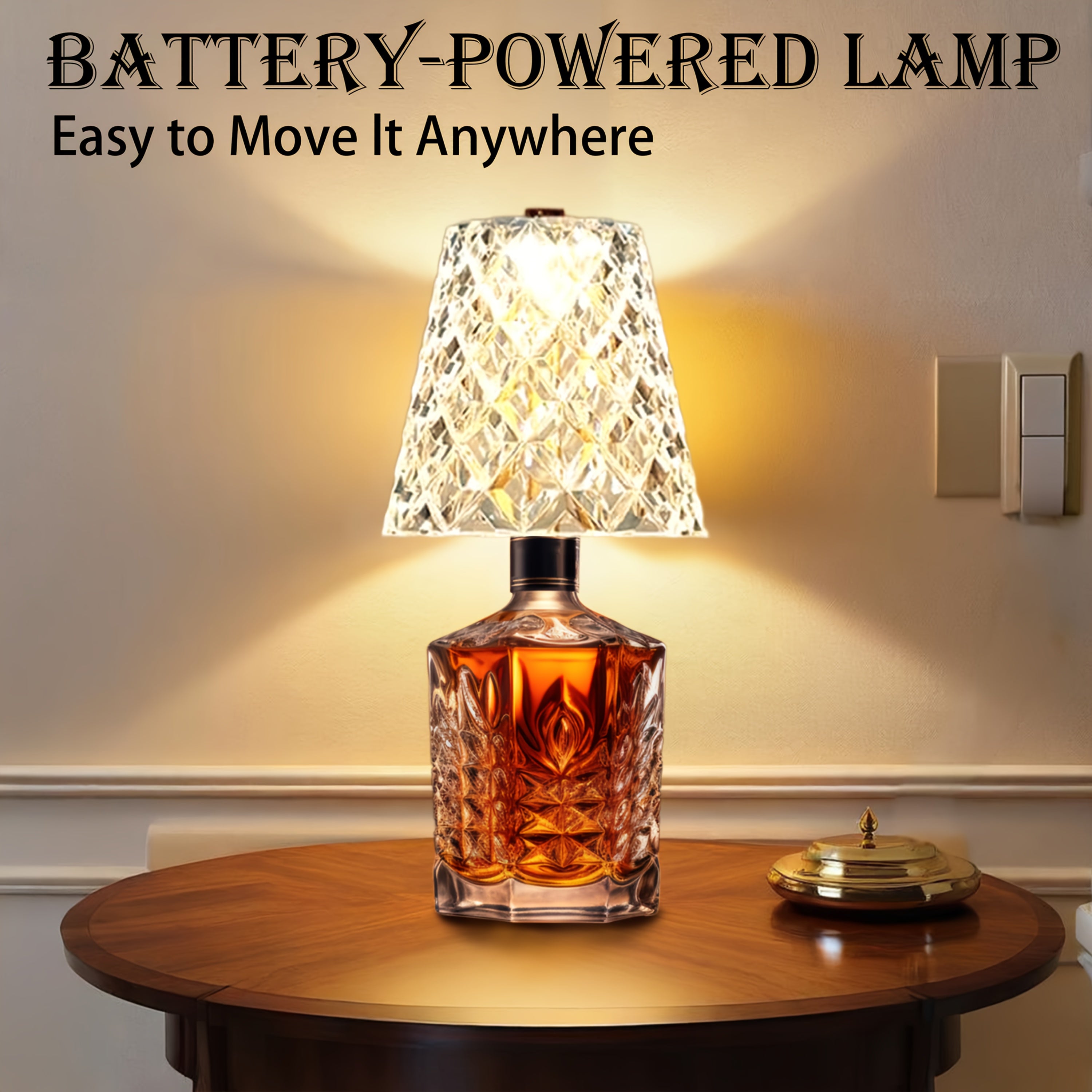 LED Bottle Lampshade