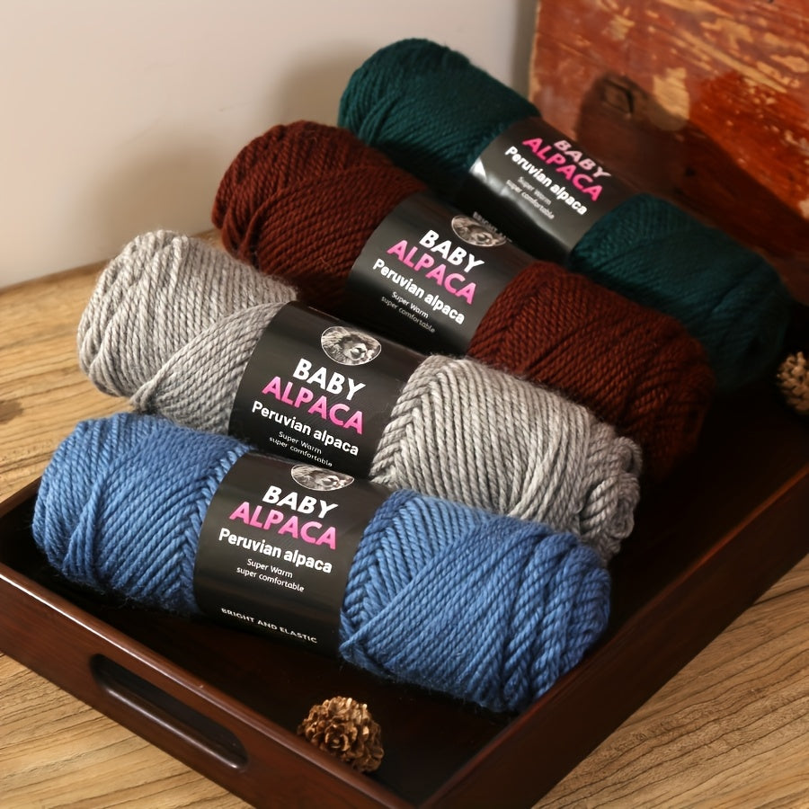 500g (5 Balls) Luxury Alpaca Wool Yarn