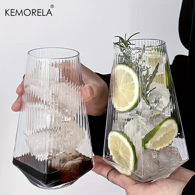 Vertical Geometric Highball Glass