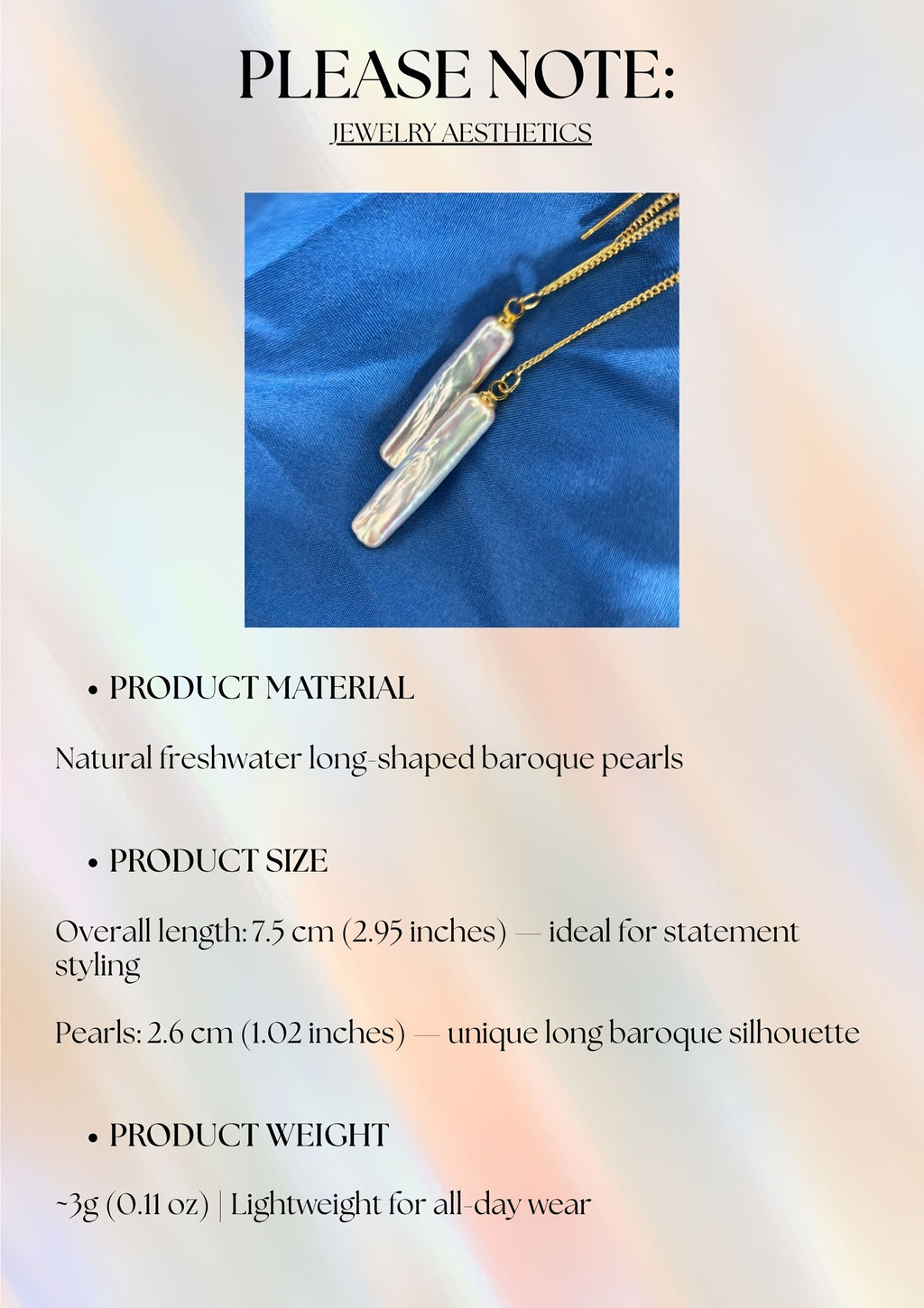 Pearls Tassel Drop Earrings