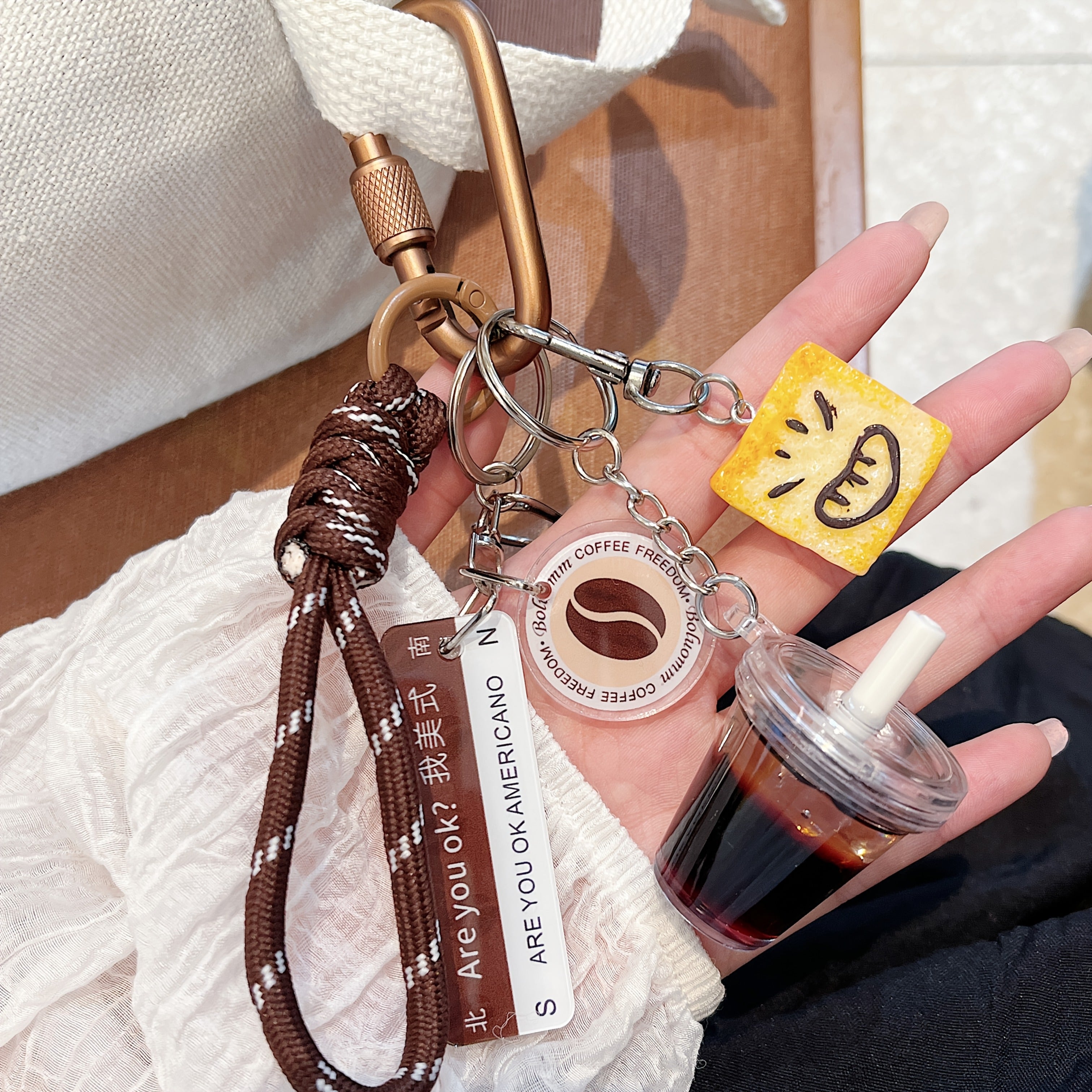 Dopamine Color Keychain