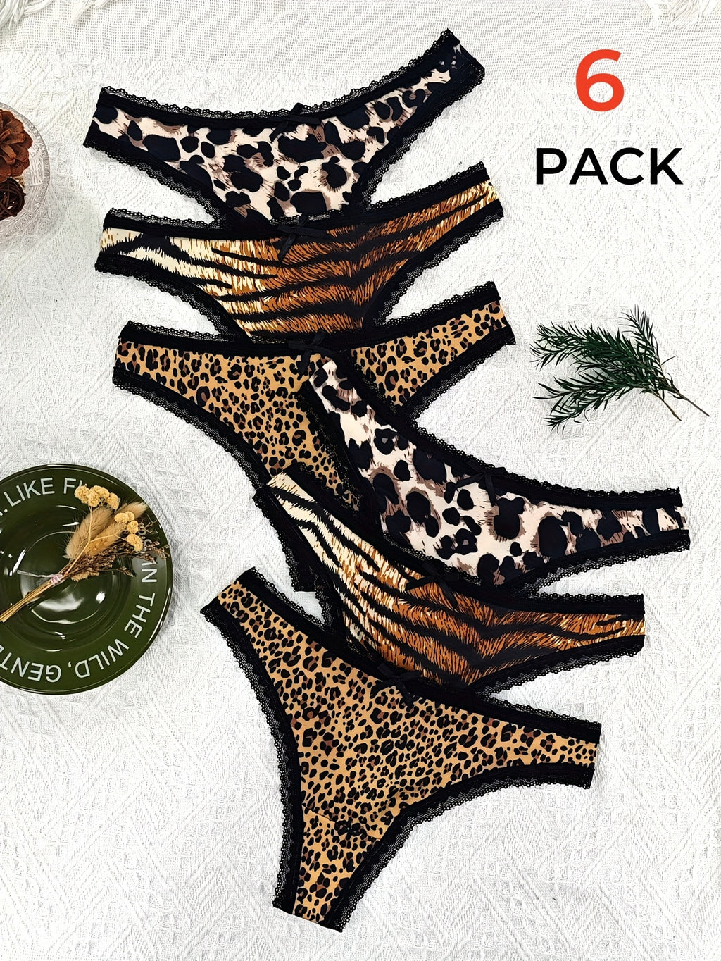 {6pcs} Breathable Quick-Dry Underwear