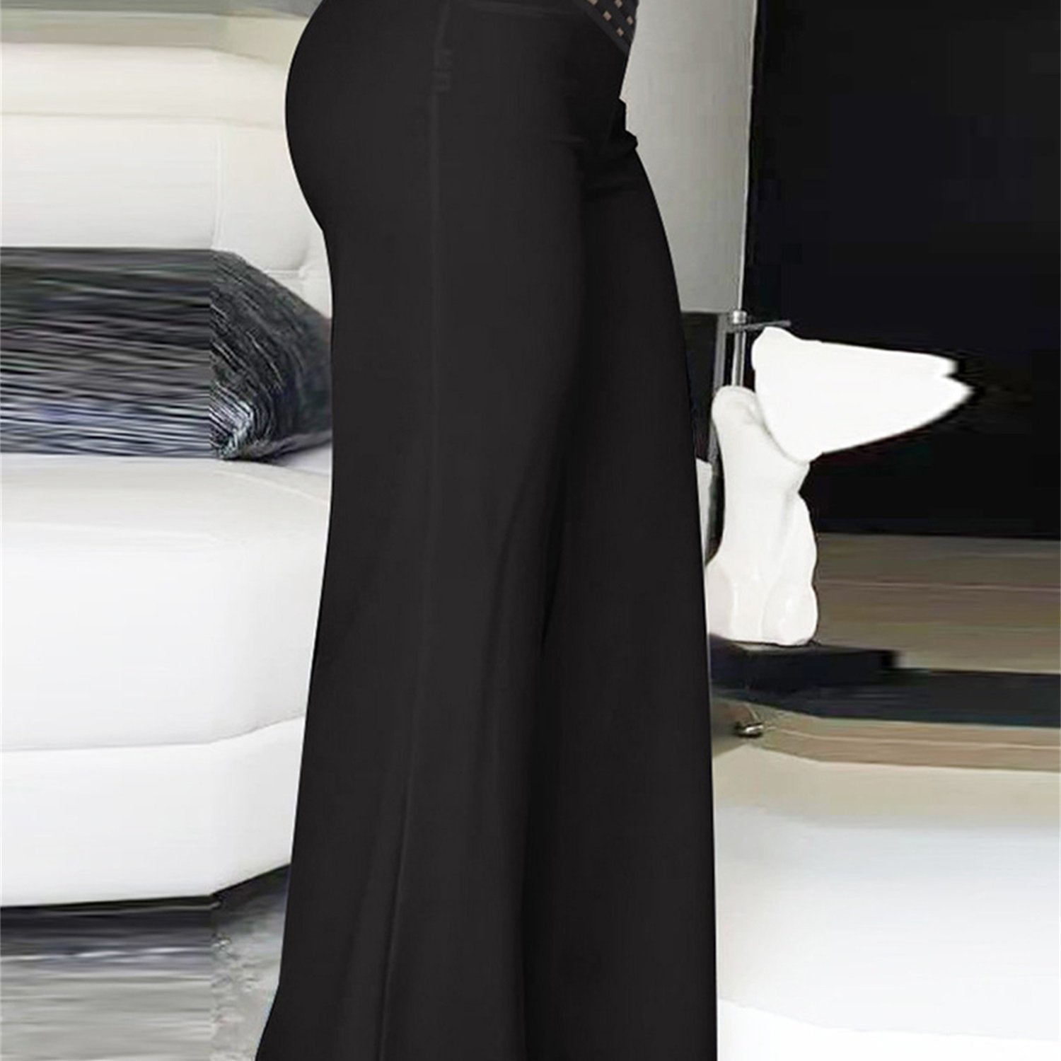 High-Waisted Wide Leg Pants
