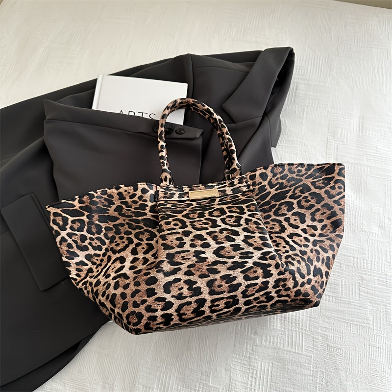 Leopard Print Tote Bag